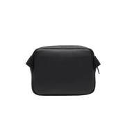 Heren Zwarte Crossbody Tas Lacoste , Black , Heren