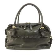 Pre-owned Leather gucci-bags Gucci Vintage , Black , Dames