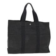 Pre-owned Canvas totes Hermès Vintage , Gray , Dames