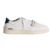 Leren Mixtape Sneakers met Memory-Foam Hoff , White , Heren