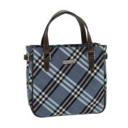 Pre-owned Nylon handbags Burberry Vintage , Blue , Dames