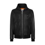 Zwarte Jassen & Mantels voor Mannen Philipp Plein , Black , Heren