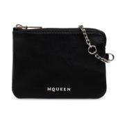 Leren etui Alexander McQueen , Black , Dames