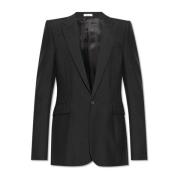 Wollen Blazer Alexander McQueen , Black , Heren