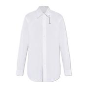 Katoenen overhemd Alexander McQueen , White , Heren