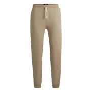 Comfortabele Sweatpants Boss , Beige , Heren