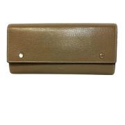 Pre-owned Leather wallets Celine Vintage , Green , Dames