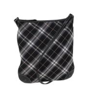 Pre-owned Canvas shoulder-bags Burberry Vintage , Black , Dames