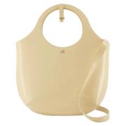 Leather shoulder-bags Courrèges , Yellow , Dames