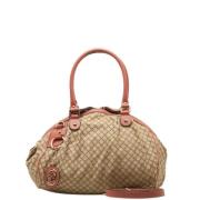 Pre-owned Canvas gucci-bags Gucci Vintage , Brown , Dames