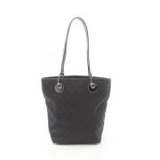 Pre-owned Canvas totes Gucci Vintage , Black , Dames