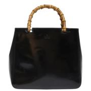 Pre-owned Leather gucci-bags Gucci Vintage , Black , Dames