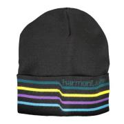 Zwarte Heren Beanie met Contrastdetails Harmont & Blaine , Black , Her...