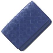 Pre-owned Leather wallets Bottega Veneta Vintage , Blue , Dames