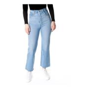 Highwaist Bootcut Jeans Levi's , Blue , Dames