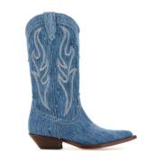 Denim Santa Fe Cowboy Laarzen Sonora , Blue , Dames