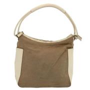 Pre-owned Canvas gucci-bags Gucci Vintage , Beige , Dames