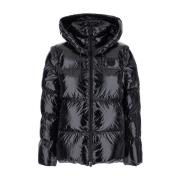 Zwarte Puffer Jassen Pinko , Black , Dames