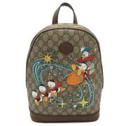 Pre-owned Canvas backpacks Gucci Vintage , Multicolor , Dames