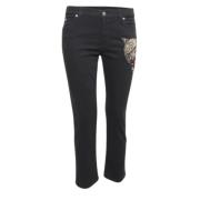 Pre-owned Denim jeans Gucci Vintage , Black , Dames