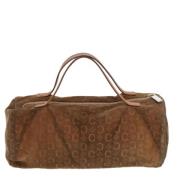 Pre-owned Canvas handbags Celine Vintage , Brown , Dames