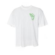 Hope Provider T-Shirt Grafische Print Edwin , White , Heren