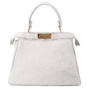 Pre-owned Wool fendi-bags Fendi Vintage , White , Dames