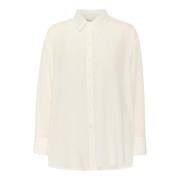 Snow White Tullamw Shirt Bluser My Essential Wardrobe , White , Dames