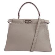 Pre-owned Fabric fendi-bags Fendi Vintage , Gray , Dames