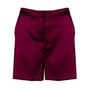 Hoge Taille Shorts Rebel Queen Stijl Liu Jo , Purple , Dames