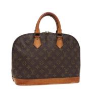 Pre-owned Canvas handbags Louis Vuitton Vintage , Brown , Dames