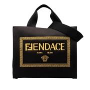 Pre-owned Canvas fendi-bags Fendi Vintage , Black , Dames