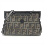 Pre-owned Canvas fendi-bags Fendi Vintage , Brown , Dames