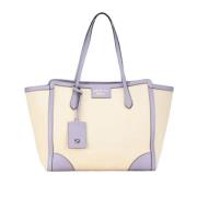 Pre-owned Canvas totes Gucci Vintage , Beige , Dames