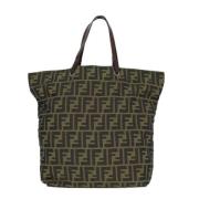 Pre-owned Canvas totes Fendi Vintage , Black , Dames