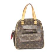 Pre-owned Canvas louis-vuitton-bags Louis Vuitton Vintage , Brown , Da...