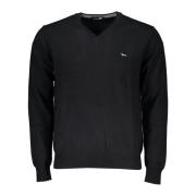 Zwart Langemouw Half Zip Geborduurd Logo Harmont & Blaine , Black , He...