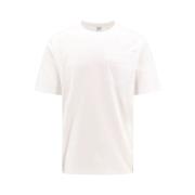 Logo Print Katoenen T-Shirt Berluti , White , Heren