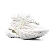 Witte Sneakers Stijlvolle Platform Schoenen Balmain , White , Heren