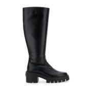 Zwarte Kniehoge Laars Stuart Weitzman , Black , Dames