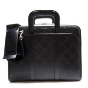 Pre-owned Leather gucci-bags Gucci Vintage , Black , Heren