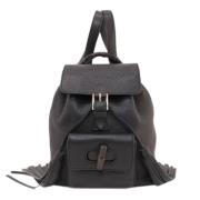 Pre-owned Leather backpacks Gucci Vintage , Black , Dames