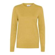 Goud Melange Pullover Trui Saint Tropez , Yellow , Dames