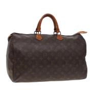 Pre-owned Canvas handbags Louis Vuitton Vintage , Brown , Dames