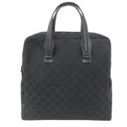 Pre-owned Canvas totes Gucci Vintage , Black , Dames