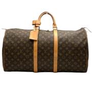 Pre-owned Canvas travel-bags Louis Vuitton Vintage , Brown , Unisex