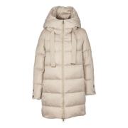 Bruine Donsjas Stijlvolle Winter Essential Herno , Beige , Dames