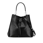 Pre-owned Leather louis-vuitton-bags Louis Vuitton Vintage , Black , D...