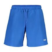 Blauwe Heren Zwemboxershorts Fila , Blue , Heren