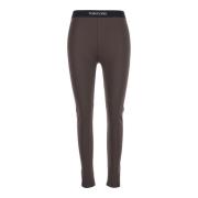 Bruine Jersey Signature Leggings Tom Ford , Brown , Dames